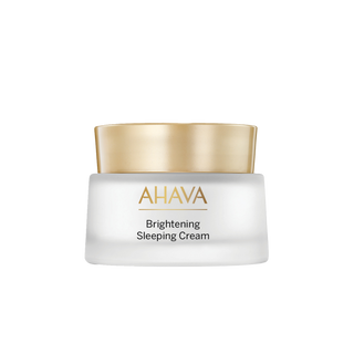 AHAVA Brightening Sleeping Cream with Dead Sea minerals for even tone