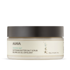 AHAVA Dead Sea Salt Scrub with softening butter for body exfoliation
