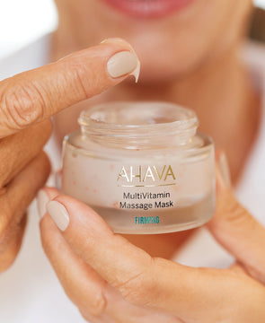 Protective AHAVA face masks for soothing skin in windy weather