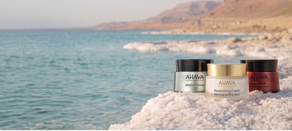 AHAVA Day Care Essentials: Protective and hydrating day creams enriched with Dead Sea minerals for all-day moisture