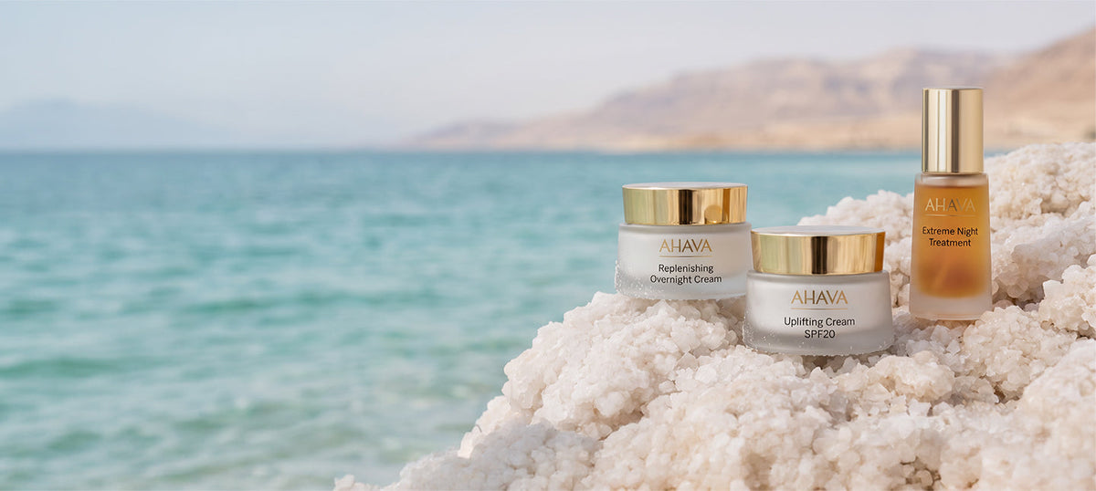 AHAVA Night Care: Osmoter™ Skin-Responsive Night Cream for intense overnight recovery.