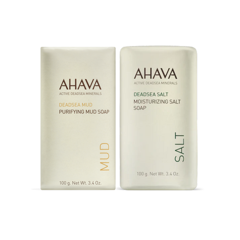 AHAVA Sea-Sourced Soap Set: Mud & Salt