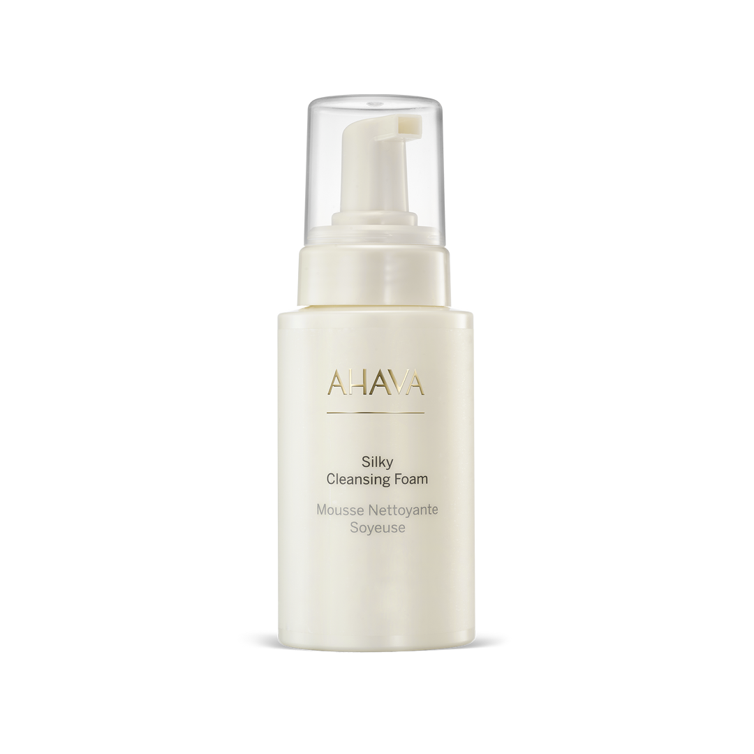 AHAVA Silky Cleansing Foam with Dead Sea minerals for gentle wash