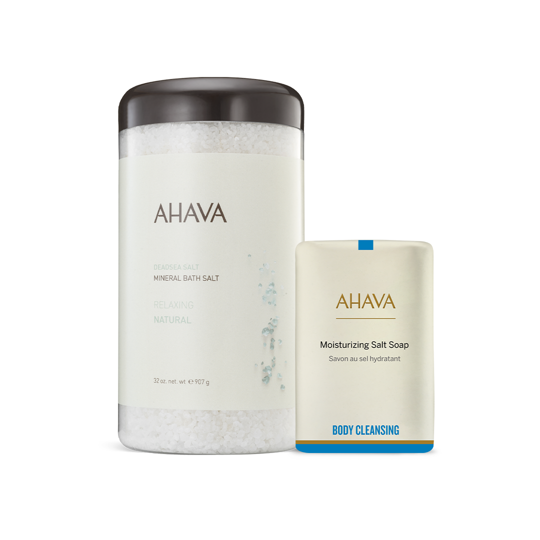 AHAVA Dead Sea Mineral Retreat bath and body relaxation set