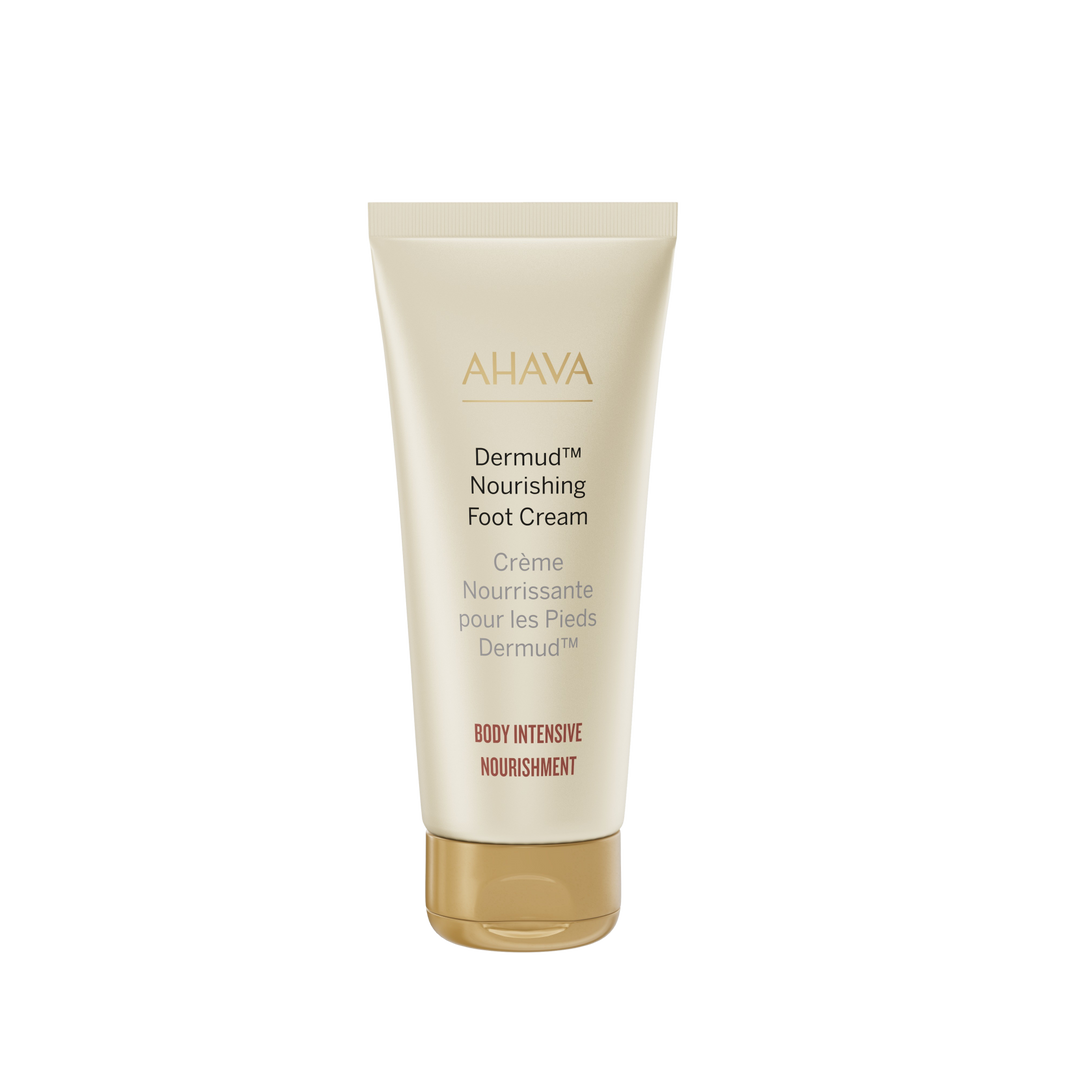 AHAVA Dermud Foot Cream with patented Dead Sea mud for dry feet