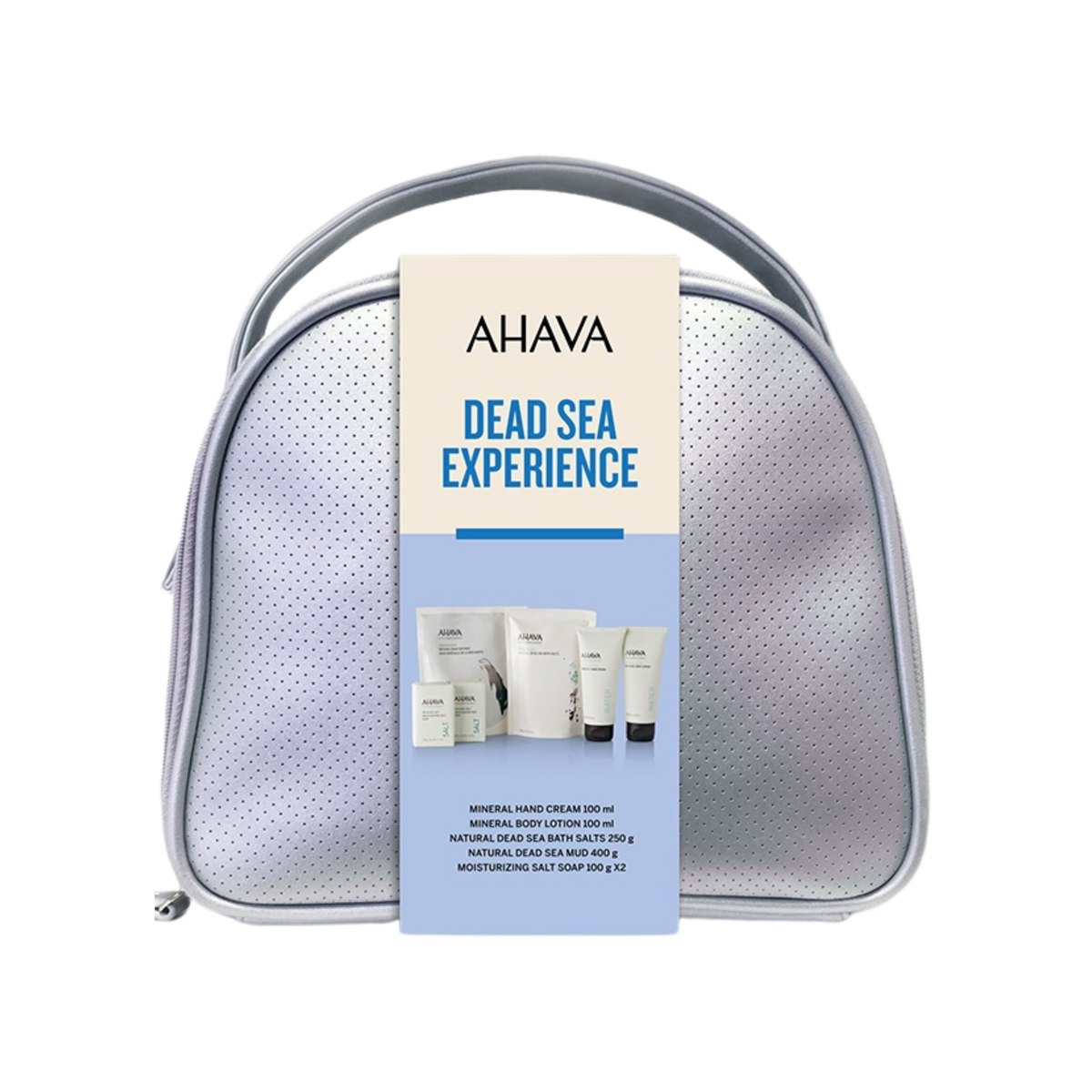 AHAVA Dead Sea Experience Set with mineral bath salts and mud