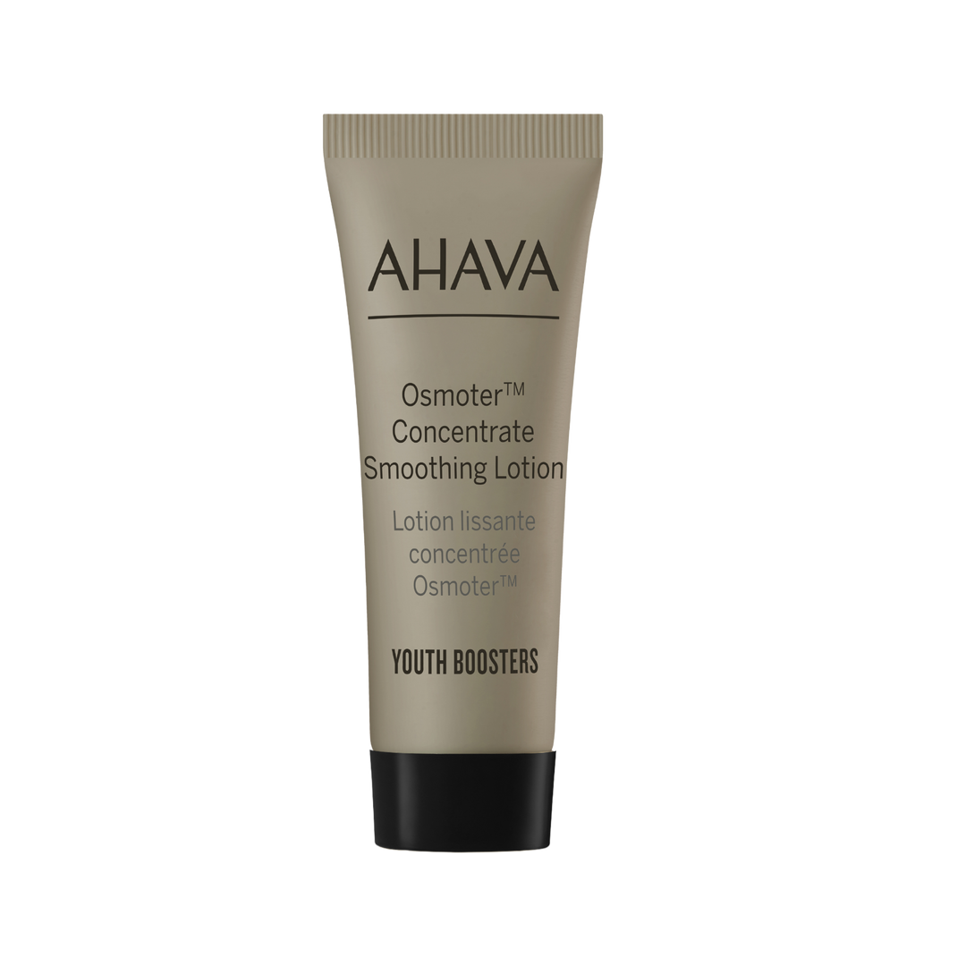 AHAVA Osmoter Smoothing Lotion travel size with Dead Sea minerals
