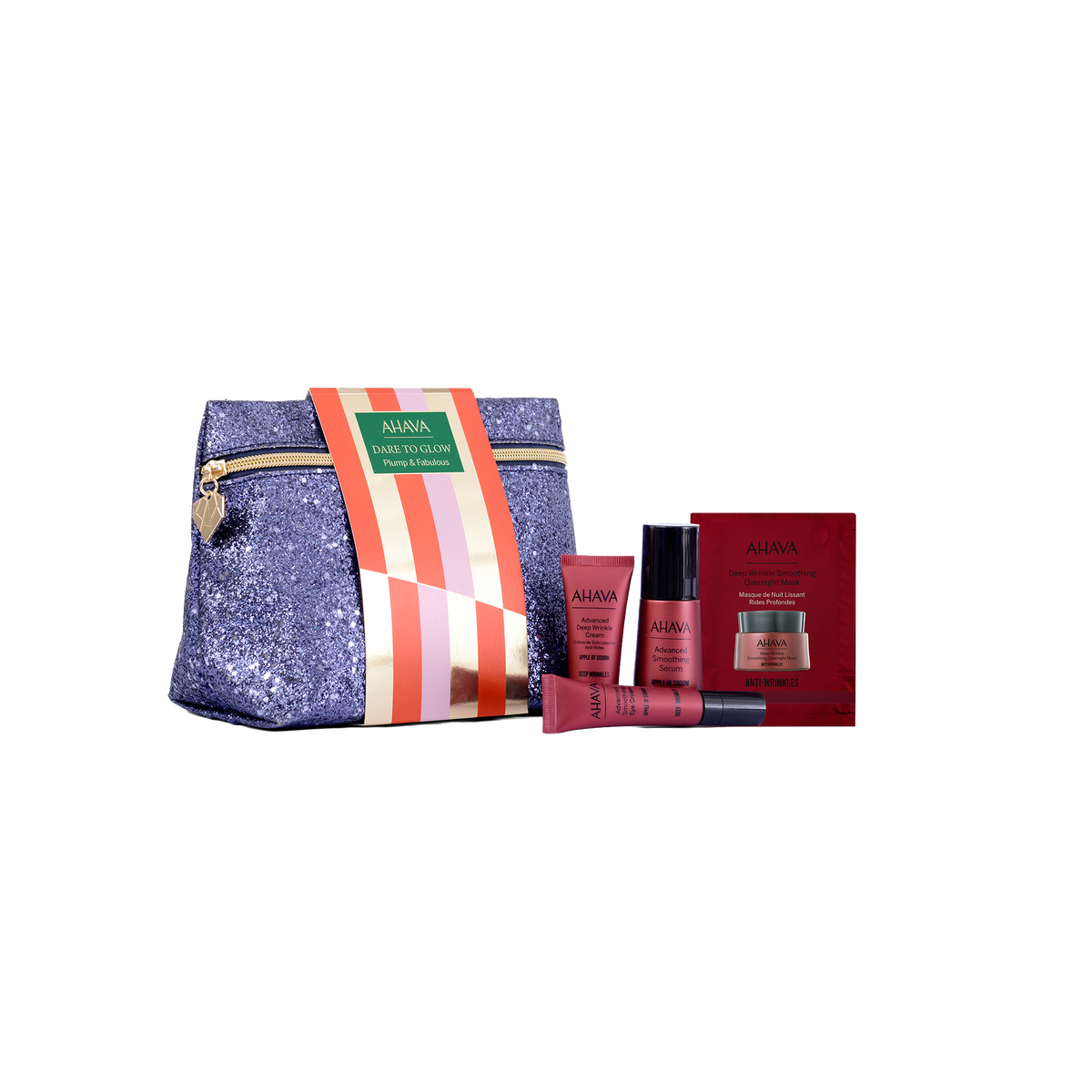 AHAVA Plump and Fabulous Dead Sea Hyaluronic Acid skincare set