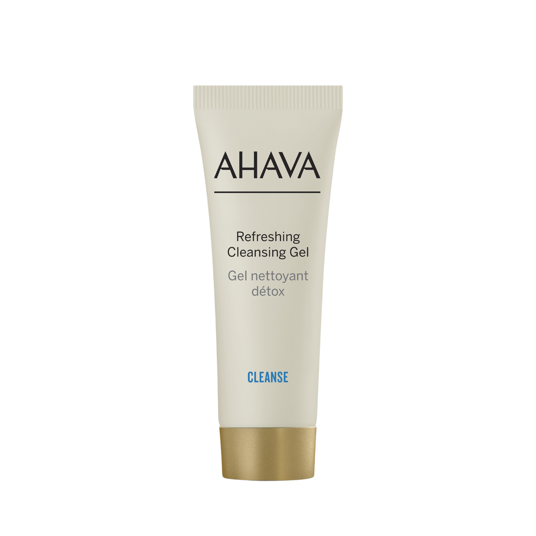AHAVA Refreshing Cleansing Gel travel size with Dead Sea minerals