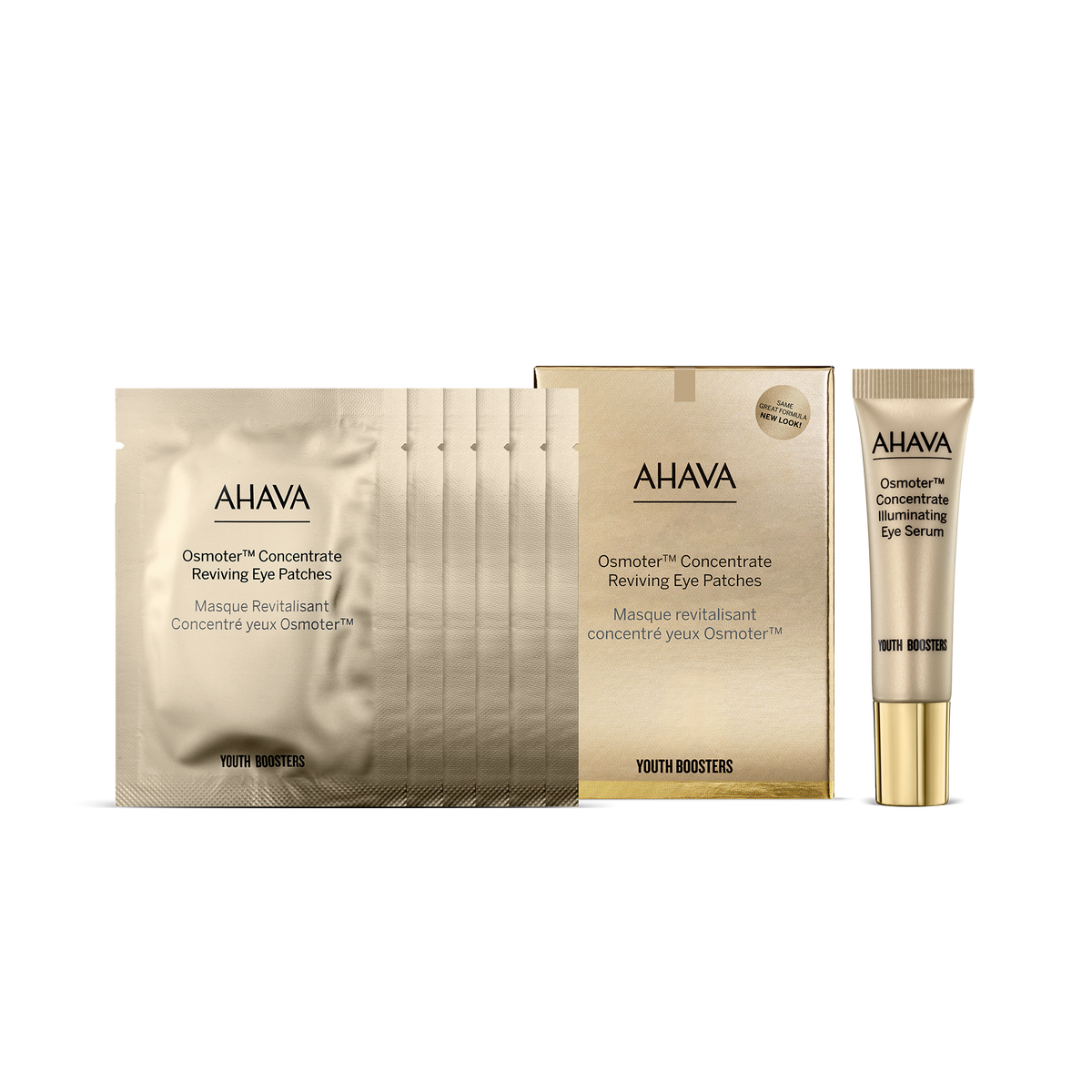 AHAVA The Golden Eye Revival Set with 24K Gold and Dead Sea mud