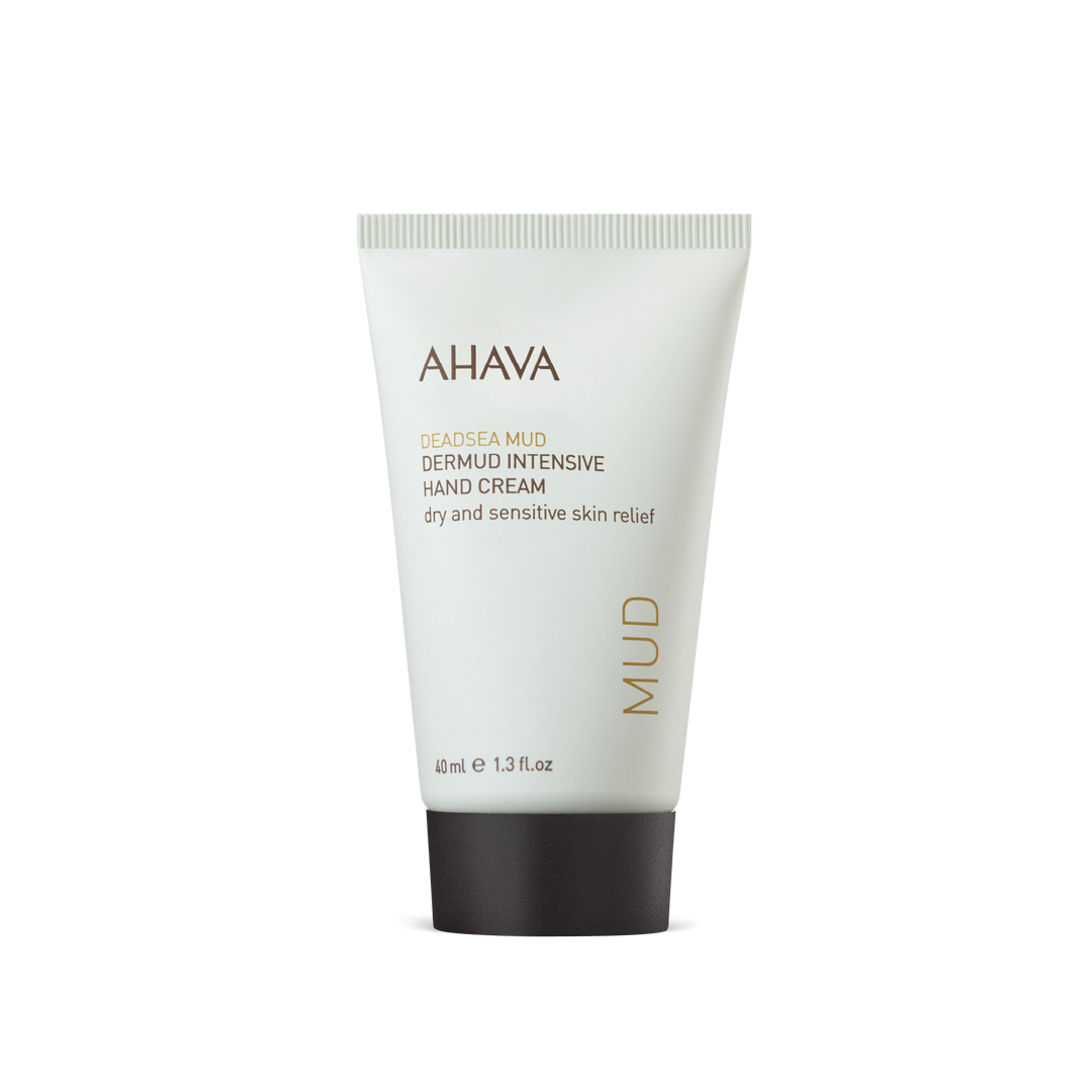 AHAVA Dermud Nourishing Hand Cream travel size with Dead Sea mud
