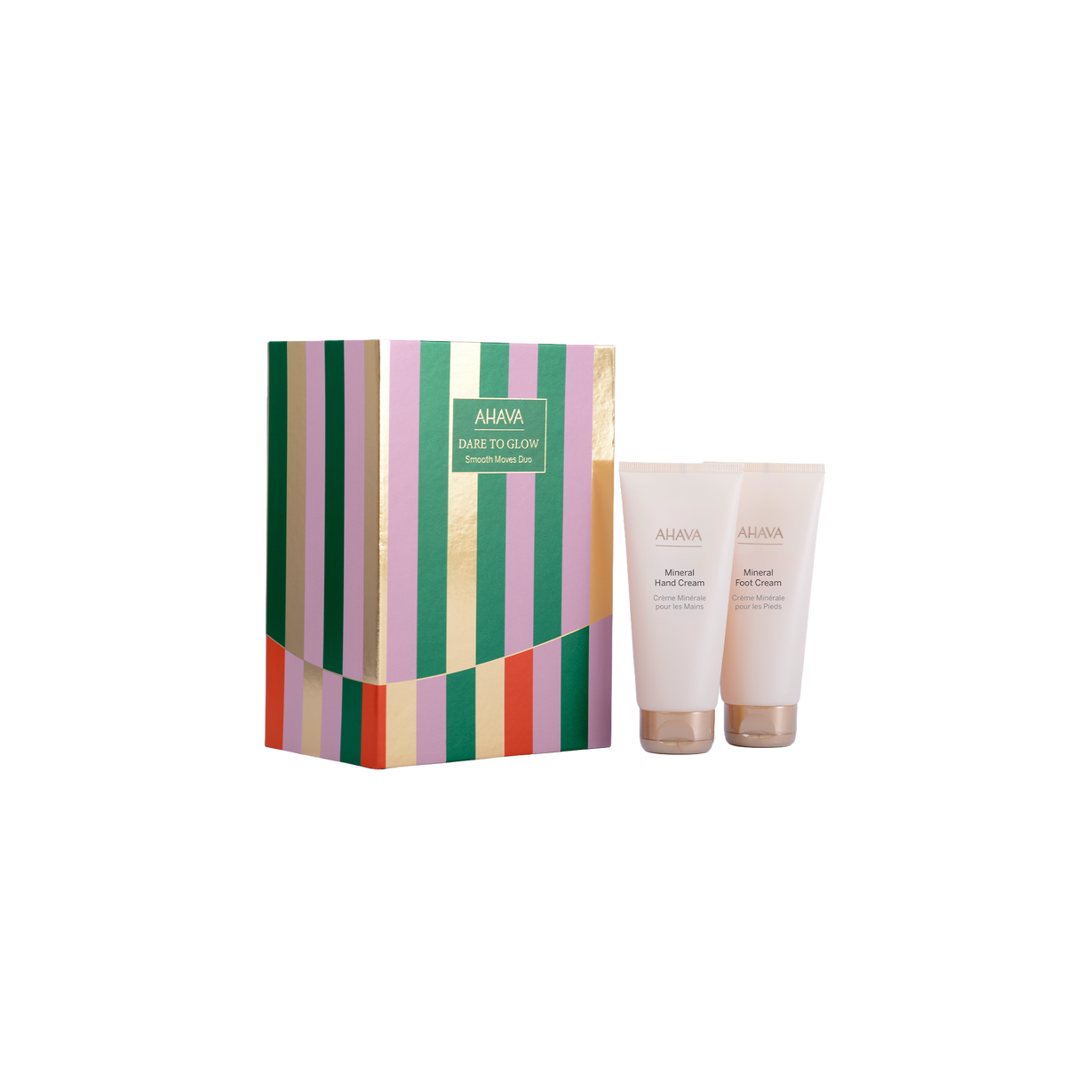 AHAVA Smooth Moves Duo for skin exfoliation with Dead Sea salts
