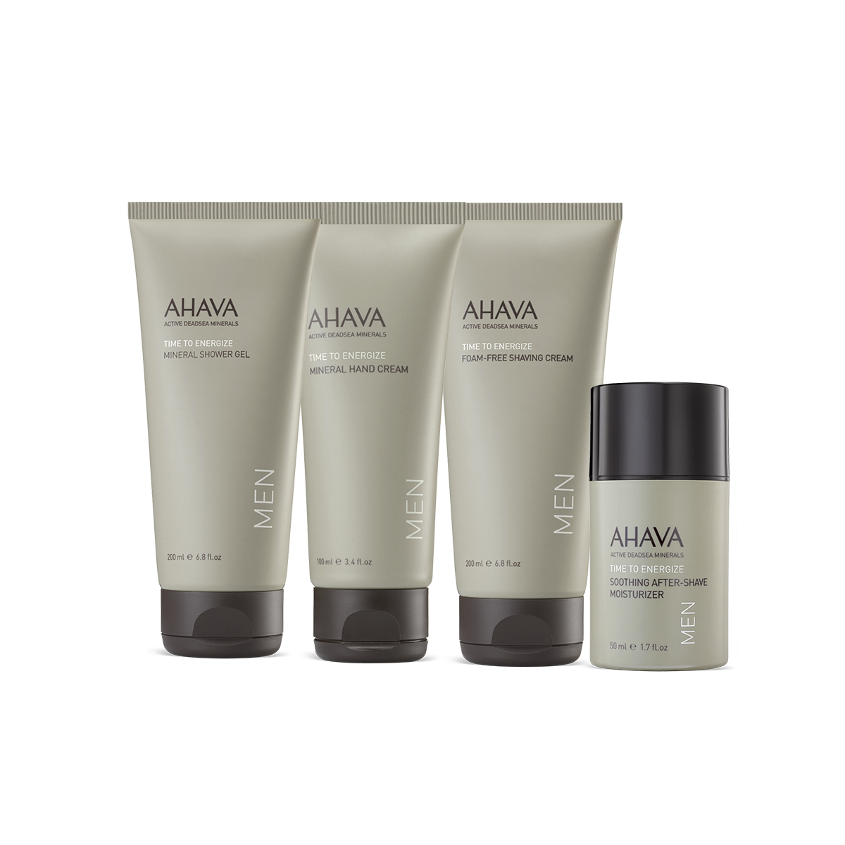 AHAVA Man's Routine essential Dead Sea skincare set for men