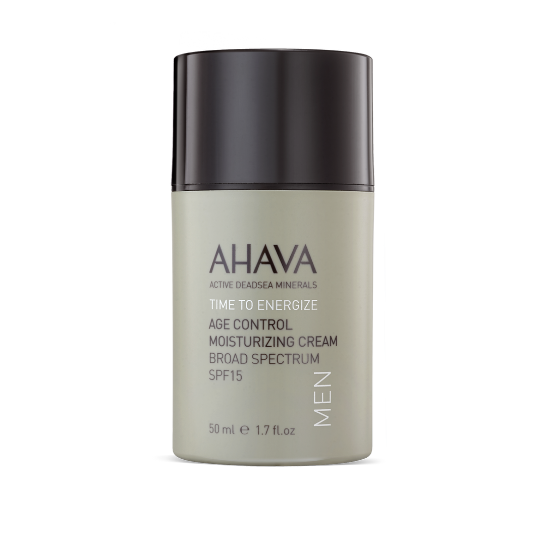 AHAVA Men's Age Control SPF 15 Face Cream with Dead Sea minerals