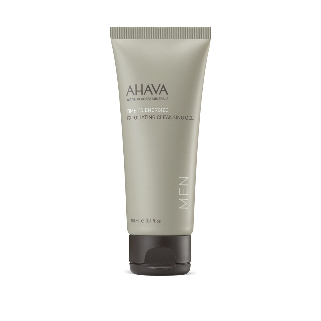 AHAVA Men's Exfoliating Facial Gel with Dead Sea mud and minerals