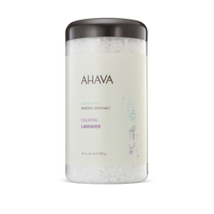 AHAVA Lavender Dead Sea Bath Salts for relaxing mineral bath