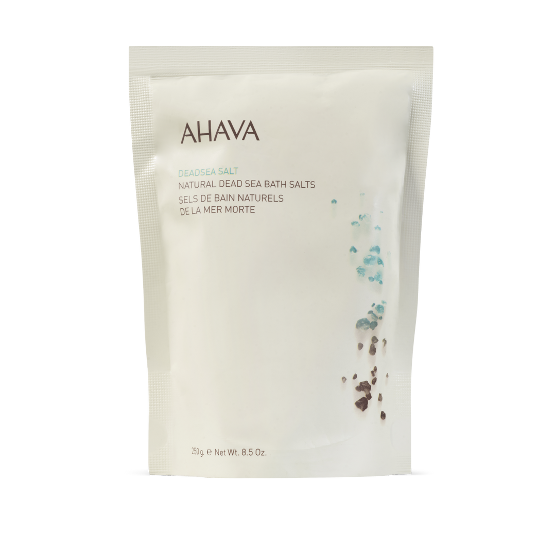 AHAVA Natural Dead Sea Bath Salts for muscle relaxation and skin detox