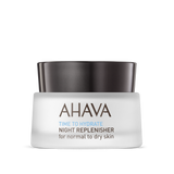 AHAVA Night Replenisher with Dead Sea minerals for overnight repair