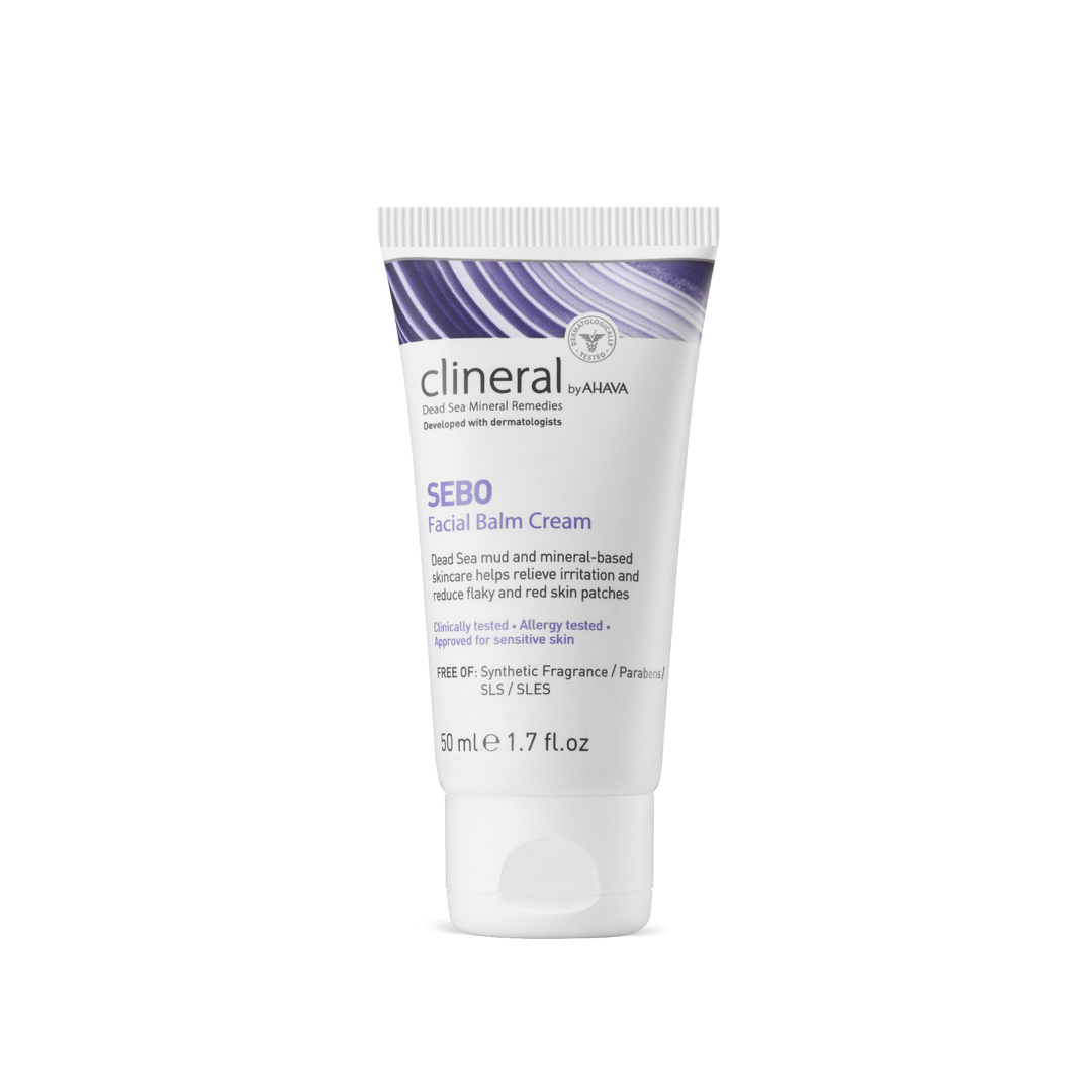 AHAVA Clineral SEBO Facial Balm with Dead Sea minerals for skin relief